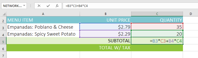 Picture 13 of Excel 2019 (Part 13): Creating Complex Formulas