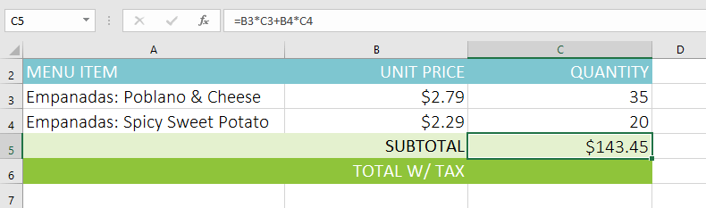 Picture 14 of Excel 2019 (Part 13): Creating Complex Formulas