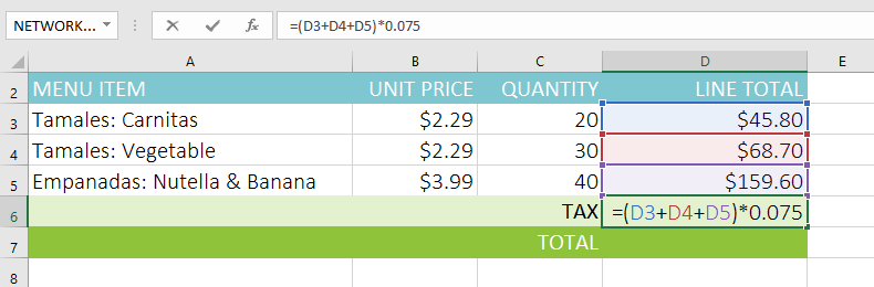Picture 9 of Excel 2019 (Part 13): Creating Complex Formulas