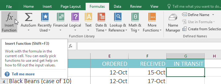 Picture 20 of Excel 2019 (Part 15): Functions