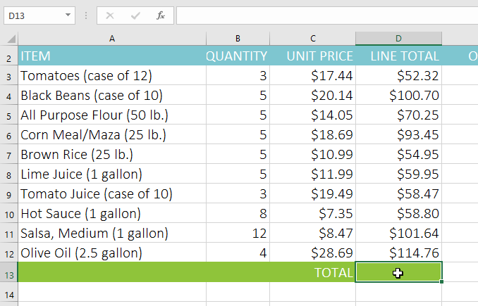 Picture 4 of Excel 2019 (Part 15): Functions