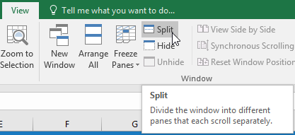 Picture 14 of Excel 2019 (Part 17): Fixing Rows/Columns and Viewing Options