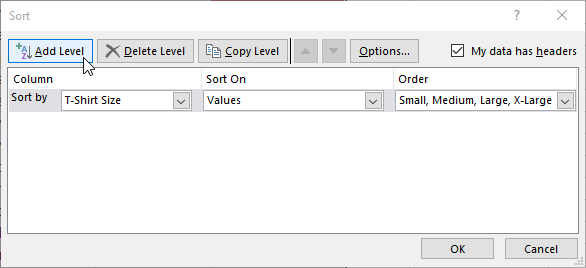 Picture 21 of Excel 2019 (Part 18): Sorting Data