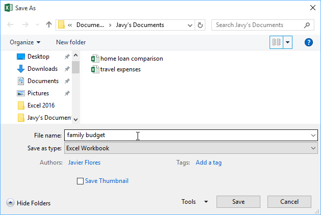 Picture 17 of Excel 2019 (Part 2): Creating and Opening Workbooks
