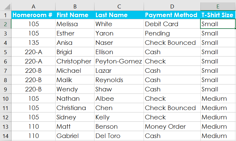 Picture 7 of Excel 2019 (Part 20): Grouping and Subsummary