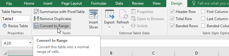Picture 14 of Excel 2019 (Part 21): Tables