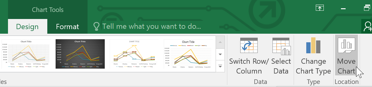 Picture 18 of Excel 2019 (Part 22): Charts