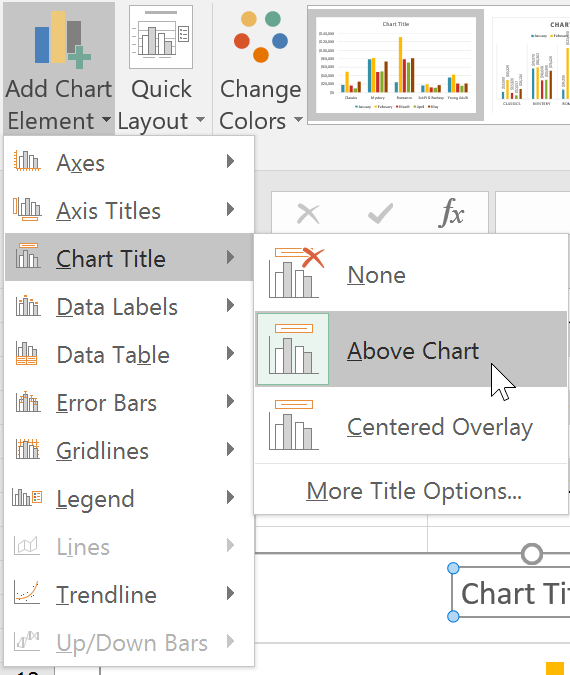 Picture 7 of Excel 2019 (Part 22): Charts