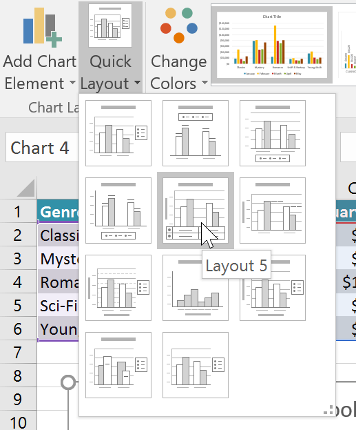 Picture 9 of Excel 2019 (Part 22): Charts
