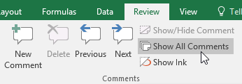 Picture 13 of Excel 2019 (Part 24): Comments and Co-authors