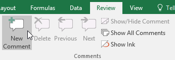 Picture 7 of Excel 2019 (Part 24): Comments and Co-authors