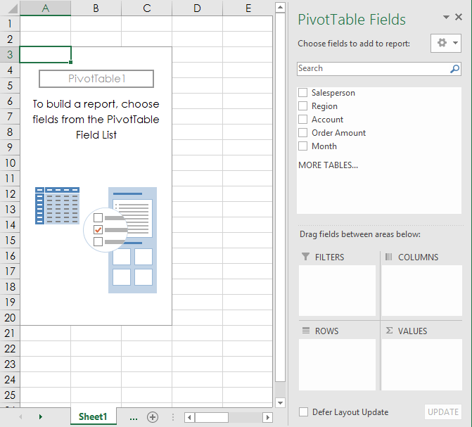 Picture 7 of Excel 2019 (Part 26): Introducing PivotTables