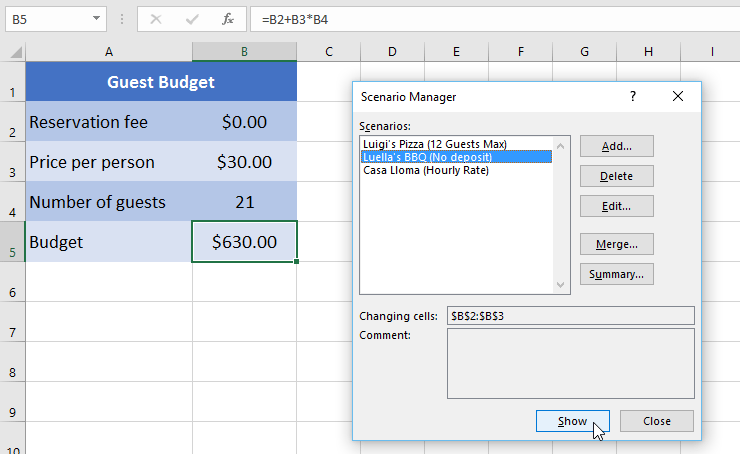 Picture 11 of Excel 2019 (Part 28): What-if Analysis