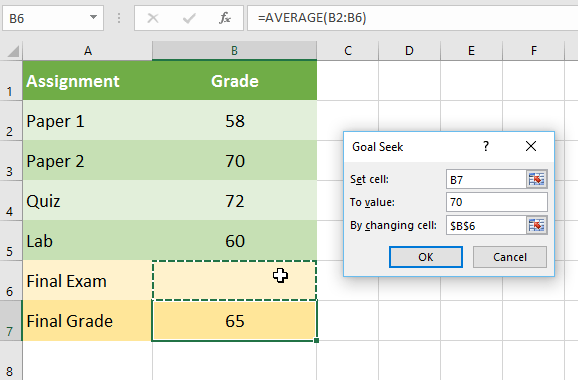 Picture 4 of Excel 2019 (Part 28): What-if Analysis