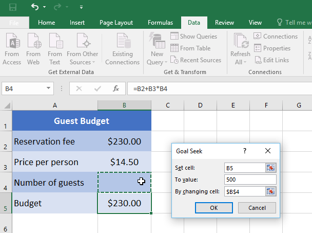 Picture 9 of Excel 2019 (Part 28): What-if Analysis
