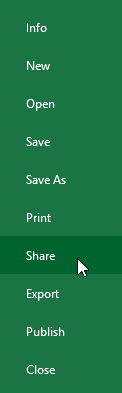 Picture 17 of Excel 2019 (Part 3): Saving and Sharing Workbooks