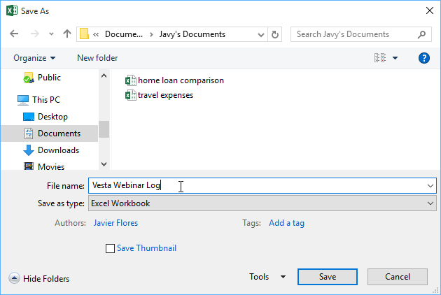 Picture 4 of Excel 2019 (Part 3): Saving and Sharing Workbooks