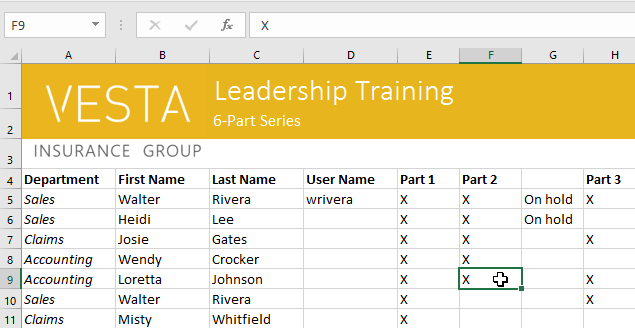 Picture 11 of Excel 2019 (Part 4): Cell Basics