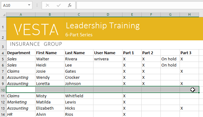 Picture 15 of Excel 2019 (Part 4): Cell Basics