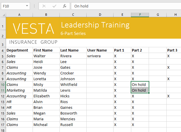 Picture 27 of Excel 2019 (Part 4): Cell Basics