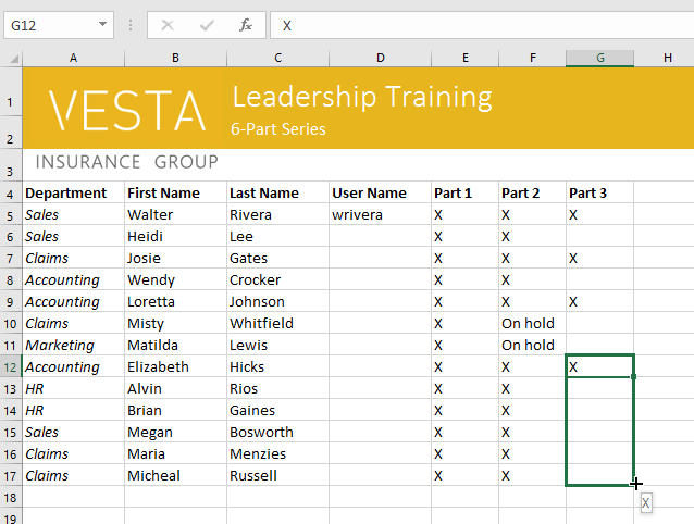 Picture 32 of Excel 2019 (Part 4): Cell Basics