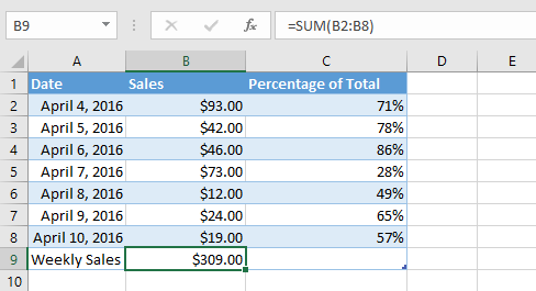 Picture 9 of Excel 2019 (Part 4): Cell Basics