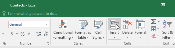 Picture 13 of Excel 2019 (Part 5): Modifying Columns, Rows, and Cells