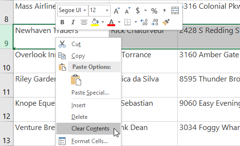 Picture 22 of Excel 2019 (Part 5): Modifying Columns, Rows, and Cells
