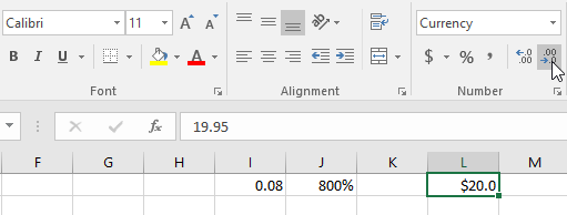 Picture 18 of Excel 2019 (Part 7): Understanding Number Formats