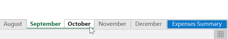 Picture 18 of Excel 2019 (Part 8): Working with Multiple Worksheets