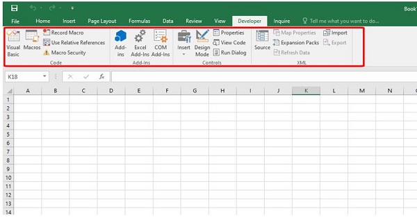 Excel doesn't have a Developer, don't worry because there is a way Picture 9