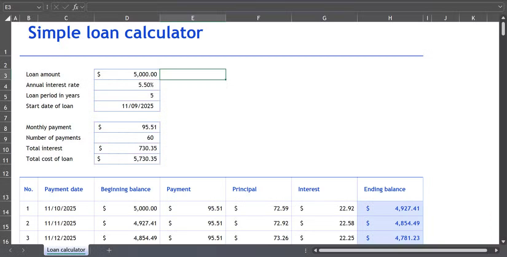 Excel templates help you avoid building spreadsheets from scratch Picture 1