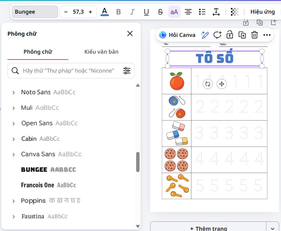 Guide to designing writing practice exercises in Canva Picture 5