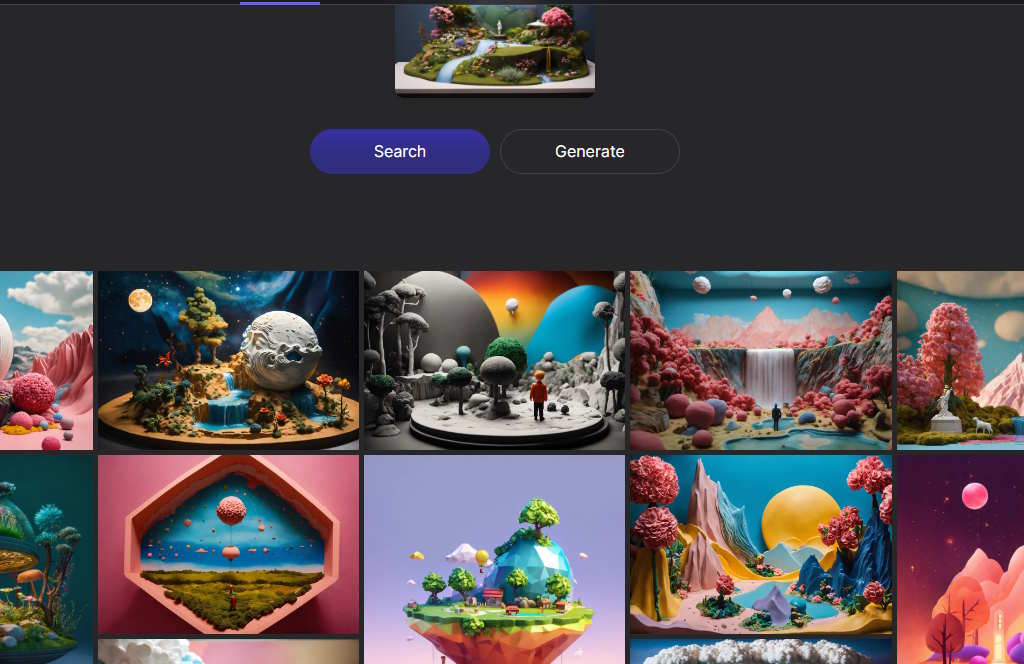 images 4 of Experience Lexica.art with its vast library of image creation prompts.
