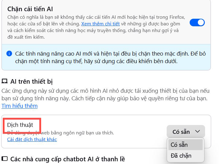 images 3 of Experience the AI ​​translation feature on Firefox.