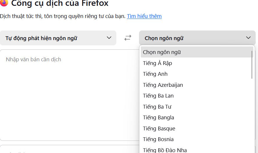 images 5 of Experience the AI ​​translation feature on Firefox.