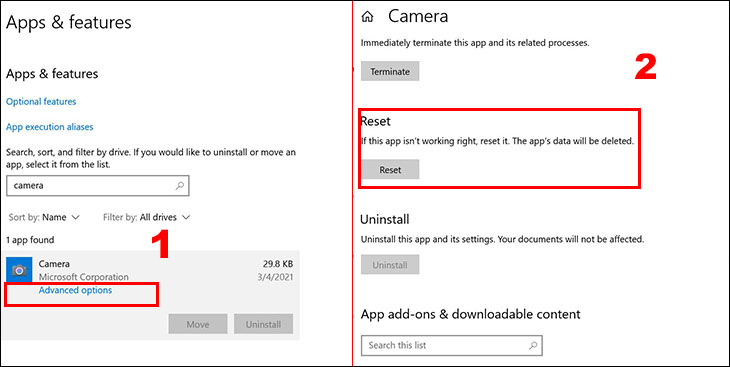 Explaining the reason why laptop camera does not show image Picture 7