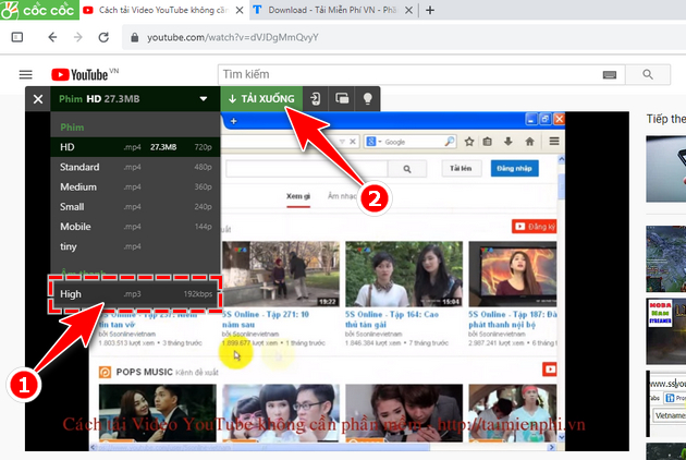 Extract music from Youtube without needing software on your computer Picture 10