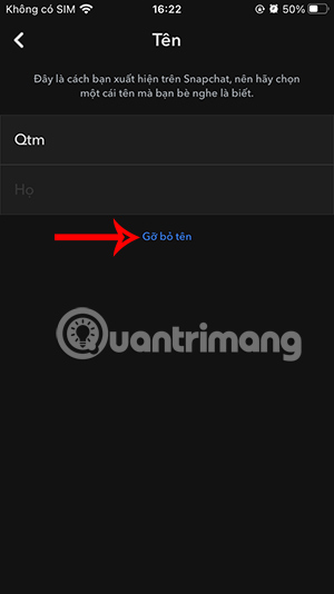 Extremely simple tip to hide your Snapchat account name Picture 8