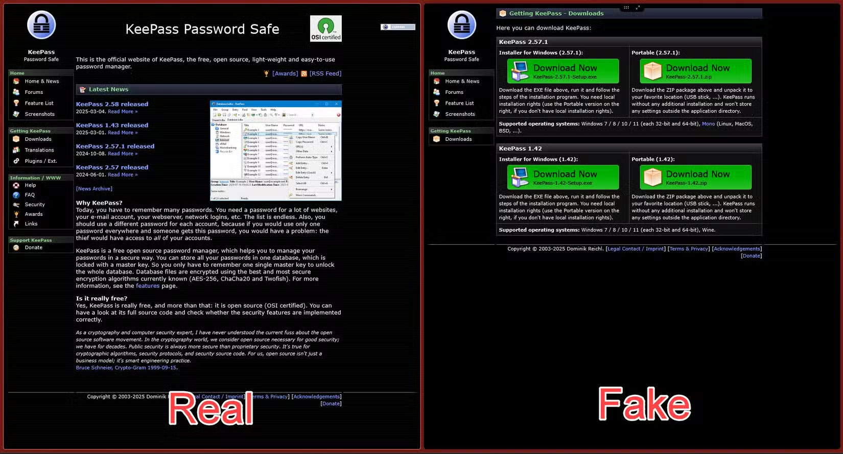 This fake password manager reminds you to be careful where you download from Picture 1