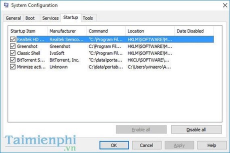 Picture 2 of Speed ​​up Windows 10 startup by closing infrequently used applications.