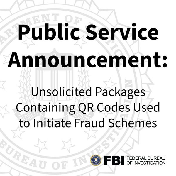 FBI warns of new scam targeting smartphone users via QR codes in strange packages Picture 1