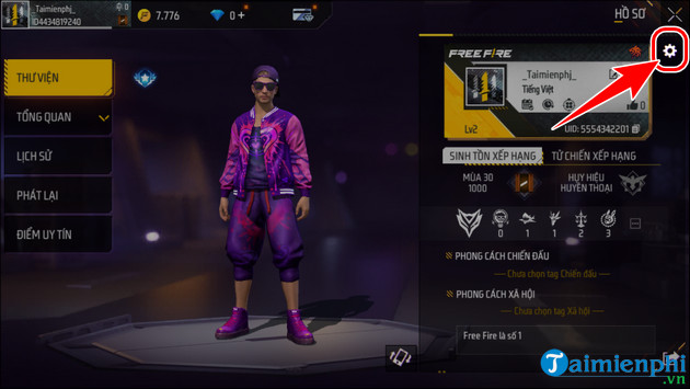 FF color palette, how to chat and create Free Fire signature with colored text Picture 6