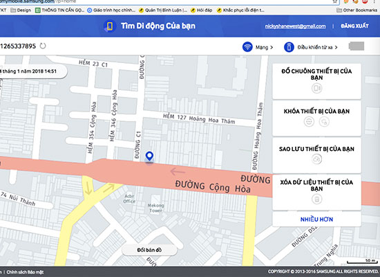 Find Samsung phone, how to locate Samsung when lost Picture 2