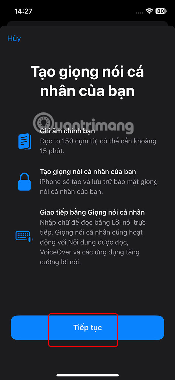 How to create a personal voice on iPhone Picture 5