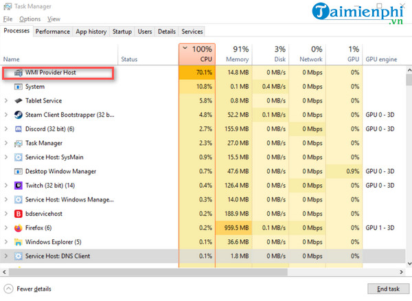 Picture 13 of Fix CPU 100% error, resolve CPU overload issue.