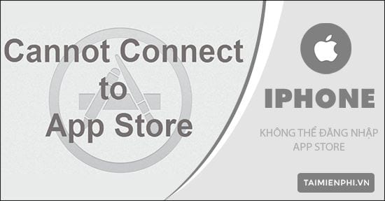Fix error of not being able to log into App Store on iPhone Picture 1