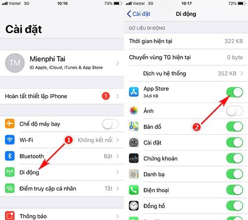 Fix error of not being able to log into App Store on iPhone Picture 5