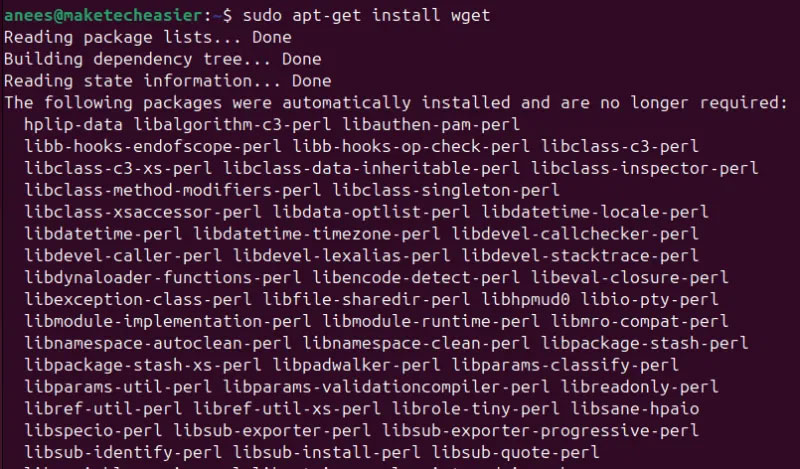 Fix 'wget: command not found' error in Linux Picture 3