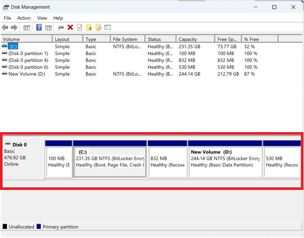 Fix Extend Volume of hidden C drive extremely effectively Picture 1